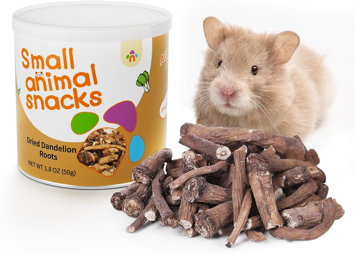 Niteangel Hamster Snack & Treats Toy - Small Animal Natural Treat for Dwarf Syrian Robo Hamsters Gerbils Mice Lemmings Degus or Other Small-Sized Pets